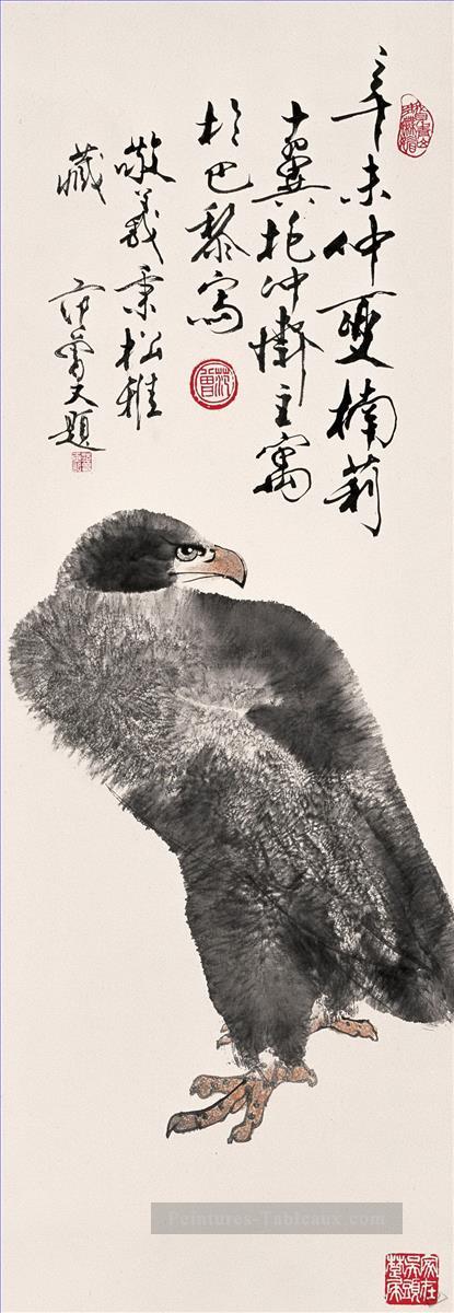 Fangzeng eagle traditionnelle Peintures à l'huile
